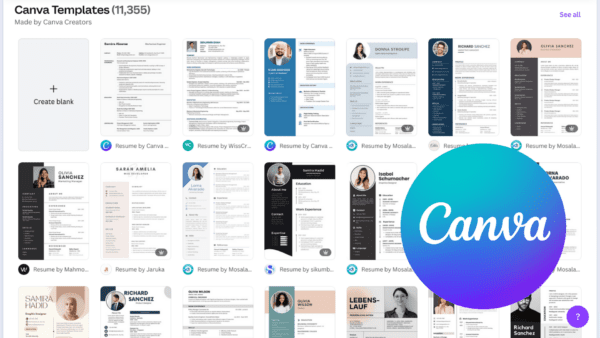 LinkedIn newsletter article "Beware of the Many Badly Flawed Canva CV / Résumés Templates"